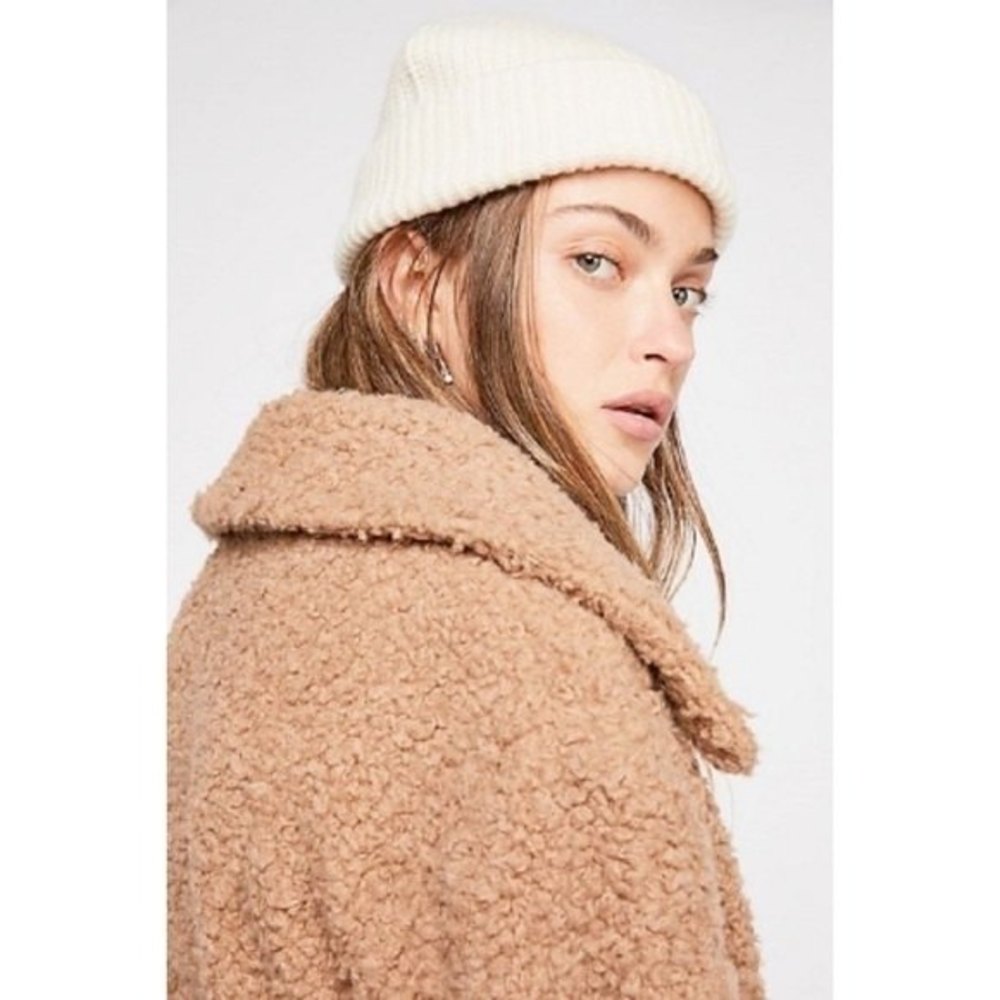 🌟  FREE PEOPLE SO SOFT COZY TEDDY PEACOAT NWT 🌟 - Picture 9 of 14